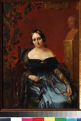 Portret van Anna Alexeevna Andrault