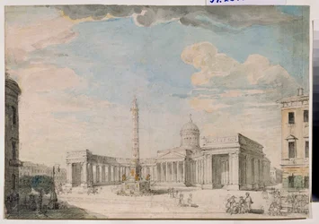 De Kazankathedraal in Sint-Petersburg