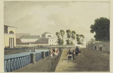 Het Apraksin Huis aan de Fontanka Rivier, 1821-1822