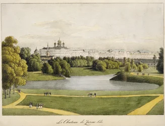 Het Catharinapaleis in Tsarskoye Selo, 1821-1822