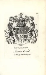 Wapen en wapenrusting van de eerbiedwaardige James Cecil, 5e graaf van Salisbury