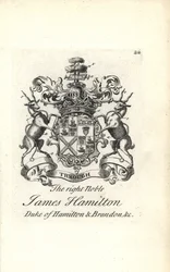 Wapen en wapenrusting van de zeer nobele James Hamilton, 5e hertog van Hamilton en Brandon