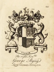 Wapen van de Zeer Eerwaarde George Byng, Lord 1st Viscount Torrington