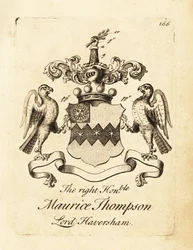 Wapen van de Zeer Eerwaarde Maurice Thompson, Lord Haversham, 2e Baron Haversham
