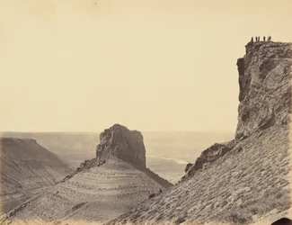 Plaat 23. Op de bergen van Green River,1869 (foto)