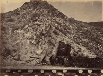 Plaat 28. Kolenlagen van Bear River,1869 (foto)