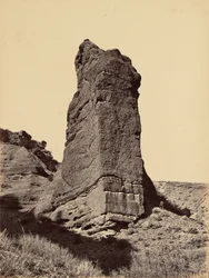 Plaat 31. Monument Rock, monding van Echo Canon,1869 (foto)