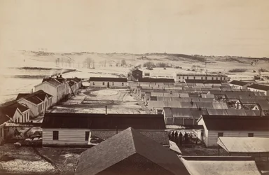 Sickel Hospital, uitzicht richting Fairfax Seminary, Alexandria, Virginia