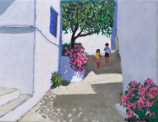 Bougainvillea,Skiathos, 2024 (olieverf op doek)