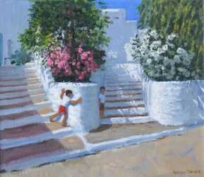 Verstoppertje, Adamas, Milos, Griekenland