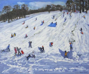 Grote sneeuwpop, Chatsworth, 2012