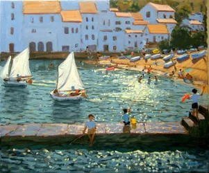 Zeilboten, Cadaques, Costa Brava, 2013