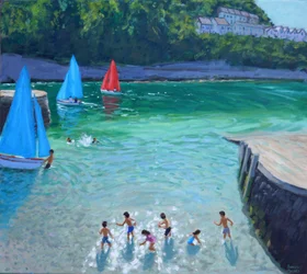 Steentjes ketsen, Looe, Cornwall, 2018