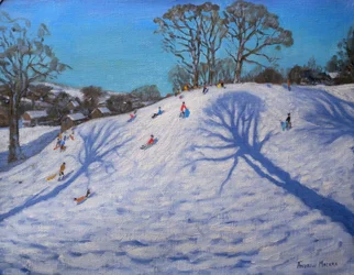 Twee boomschaduwen, Bolehill, Wirksworth, 2009