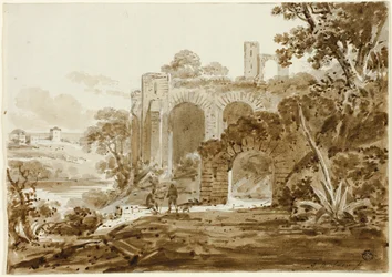 Landschap met Romeinse Ruïnes