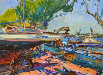Levendige jachthaven