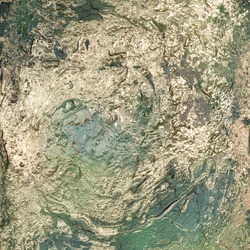 Goudgroene stroom