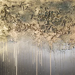 Gouden textuurdruppels