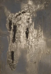 Metallic grunge abstract