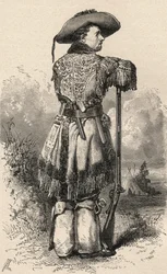 Charles H. Utter, alias Colorado Charlie, illustratie uit 