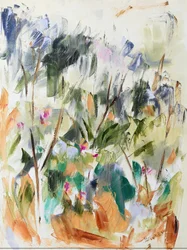 Levendig tuinabstract