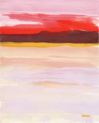 Levendige abstracte horizon