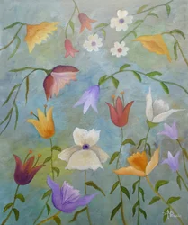 Speelse tuinbloemen