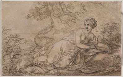 Een vrouwelijke dichter, mogelijk Sappho