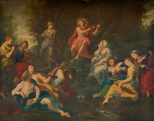 Apollo en de Muzen, 1772