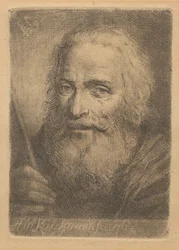 Portret van een oude man