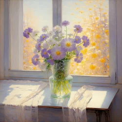 Bloemen 04, ca 2020 (olieverf op doek)
