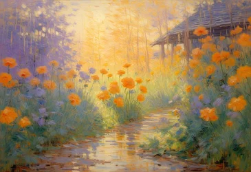 Bloemen 109, ca 2025 (olieverf op doek)