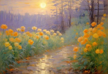 Bloemen 111, ca 2025 (olieverf op doek)
