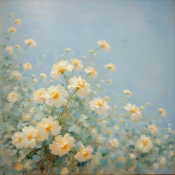 Bloemen 12, ca 2020 (olieverf op doek)
