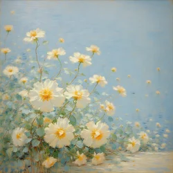 Bloemen 13, ca 2020 (olieverf op doek)