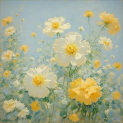 Bloemen 17, ca 2020 (olieverf op doek)