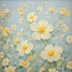 Bloemen 19, ca 2020 (olieverf op doek)