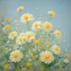 Bloemen 22, ca 2021 (olieverf op doek)
