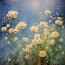 Bloemen 42, ca. 2022 (olieverf op doek)