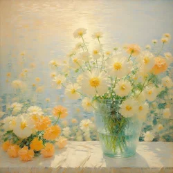 Bloemen 58, ca. 2022 (olieverf op doek)