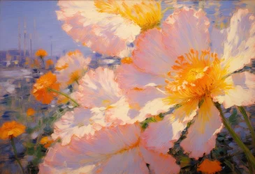Bloemen 65, ca 2022 (olieverf op doek)