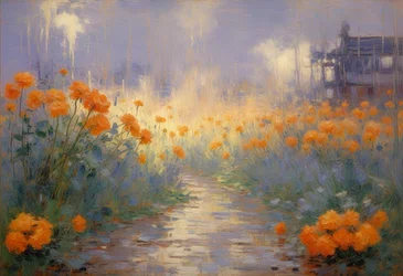 Bloemen 95, ca. 2024 (olieverf op doek)