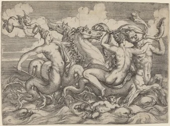 Sirenen, Najaden en Tritons