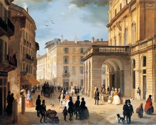 Piazza della Scala (Scala-plein) in Milaan
