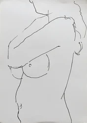 Naakt met Gevouwen Arm