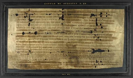 Schenking van Hodilredus (Æthelred), verwant van koning Sebbi van de Oost-Saksen (fl. 685-706), aan Hedilburg (Æthelburg), abdis