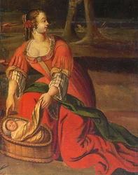 Vierdelig dubbelzijdig scherm, ca. 1700