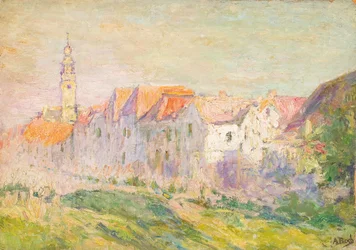 Een uitzicht op Verre, Zeeland, ca. 1906
