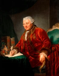 Portret van Christian Andreas Cothenius (1708-1789), Duitse arts