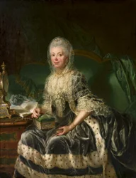 Portret van Anna von Wartensleben